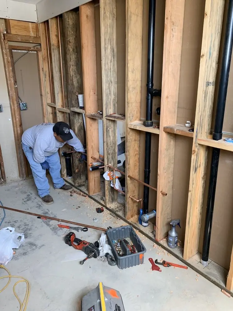 Commercial rough-in plumbing for Gas Line Repair in Cape May
